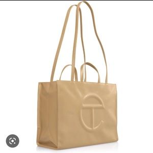 NWT Telfar Large Shopping Bag - Cream